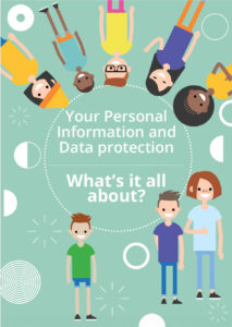 Illustration featuring the words "Your personal Information and data protection. What's it all about?".
